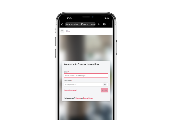 Member Portal screen on mobile device